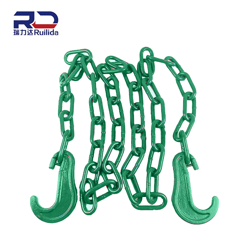 G80 Chinese Factory Price Finely Processed Tow Truck Container Iron Link Lashing Chain