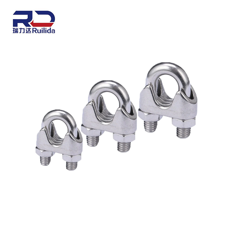 China Factory Stainless Steel Wire Rope Clips Loop Clamp