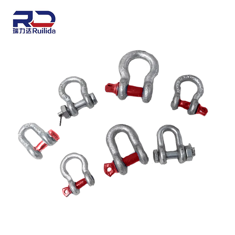 ASME Standard U-Shaped Shackle High Strength Industrial Rigging