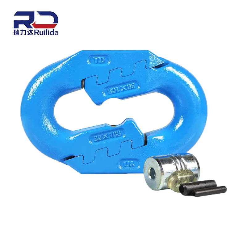 High-Strength Grade 80 Alloy Steel Curved-Tooth Connecting Link - For Mining Scraper Conveyors (CE/SGS, 6-25mm)