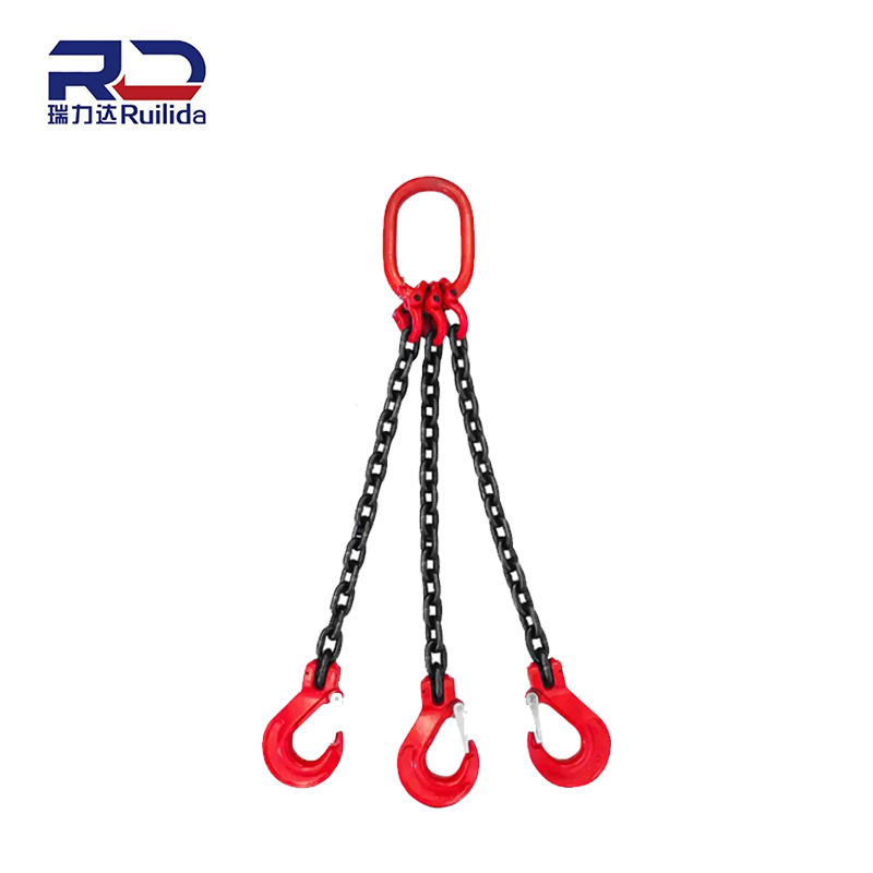 Professional G80/G100 Alloy Steel Industrial Black Tempered Binder Lifting Load Chain