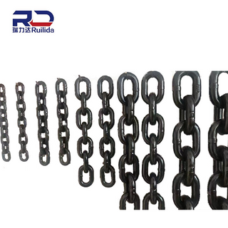 High-Strength Alloy Steel Round Link Chain Grade 80 for Mining Scraper Conveyors 
