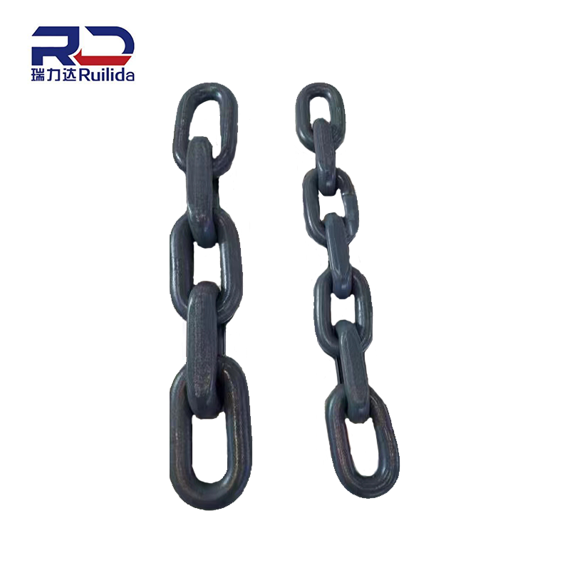 Black Painted U2 U3 Welded Link Forged Marine Anchor Chain ABS Approved