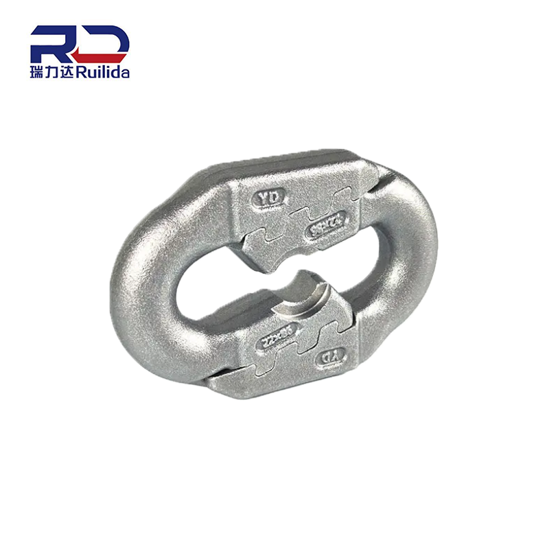 High-Strength Grade 80 Alloy Steel Curved-Tooth Connecting Link - For Mining Scraper Conveyors (CE/SGS, 6-25mm)