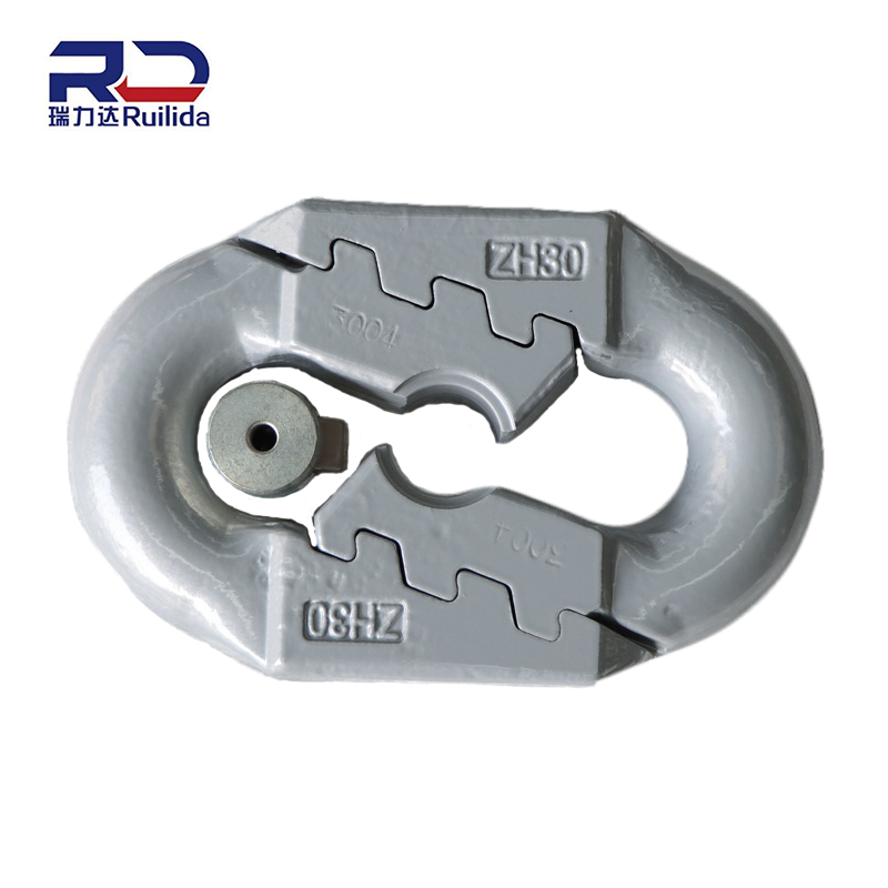 High-Strength Grade 80 Alloy Steel Curved-Tooth Connecting Link - For Mining Scraper Conveyors (CE/SGS, 6-25mm)