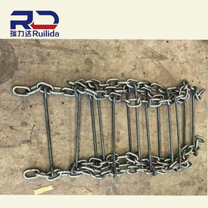 18*64 mm galvanized high quality wear-resistant helicopter ladder chain, round link chain