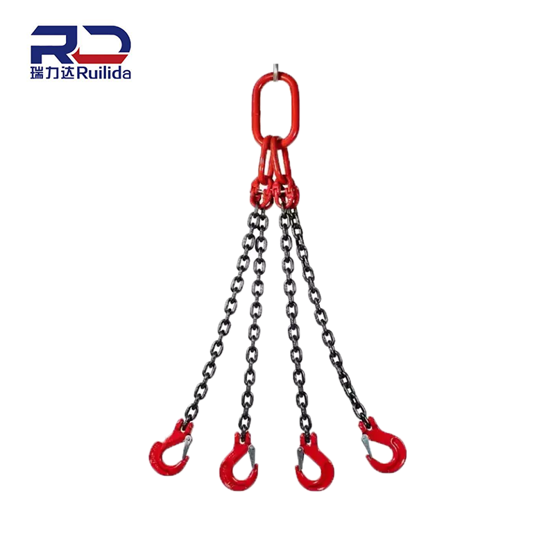 Hot-Dip Galvanized Carbon Steel Lifting Chain - Anti-Rust for Construction Tower Cranes (1/4