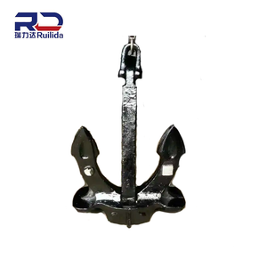 Ruilida Hot Sell 630kg Black Stockless Anchor Ship Hall Anchor for Ship