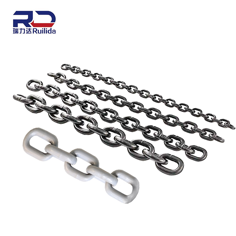 G80 Alloy Steel Binding Chain for Port Terminal Container Lashing Heavy Duty High-Strength