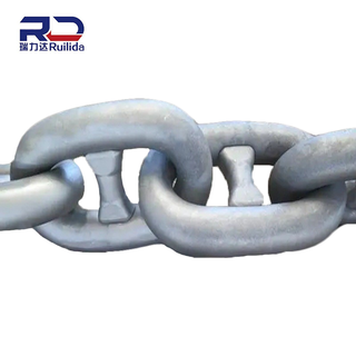Hot-Dip Galvanized Stud Anchor Chain - Low Maintenance for Coastal Patrol Boats