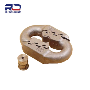 High-Strength Grade 80 Alloy Steel Curved-Tooth Connecting Link - For Mining Scraper Conveyors (CE/SGS, 6-25mm)