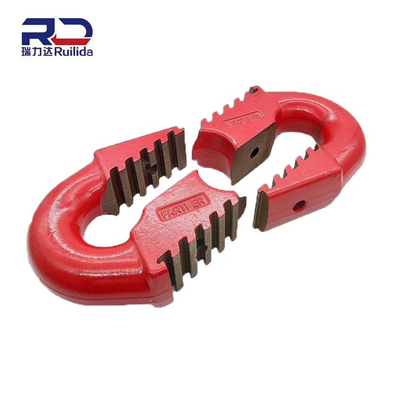 High-Strength Grade 80 Alloy Steel Curved-Tooth Connecting Link - For Mining Scraper Conveyors (CE/SGS, 6-25mm)