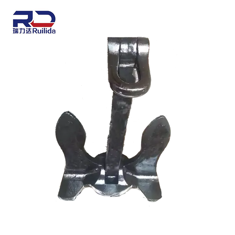 Ruilida Hot Sell 630kg Black Stockless Anchor Ship Hall Anchor for Ship