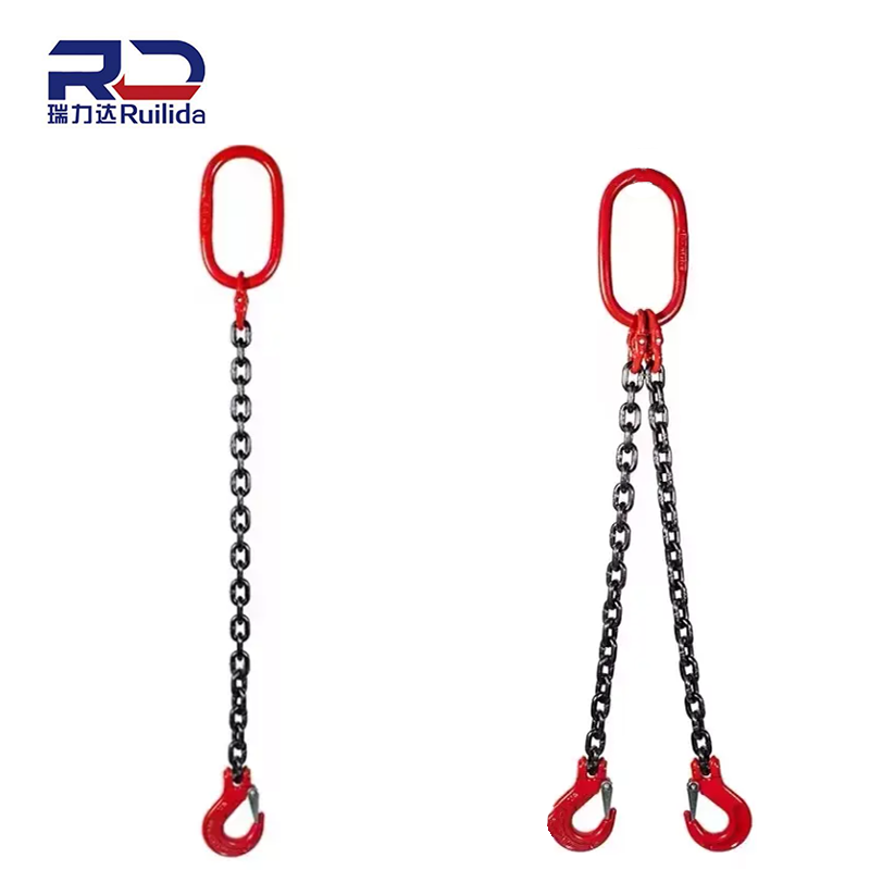 Professional G80/G100 Alloy Steel Industrial Black Tempered Binder Lifting Load Chain