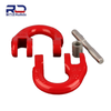 Drop Forged Grade 80 Forged Coupling Hammer Mechanical Link Lock Hi-Gear 1/2" Red Coated G80 Alloy Steel Connecting Link