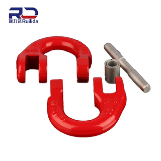 36mm galvanized alloy steel high quality wear-resistant butterfly buckle, shackle, connecting ring