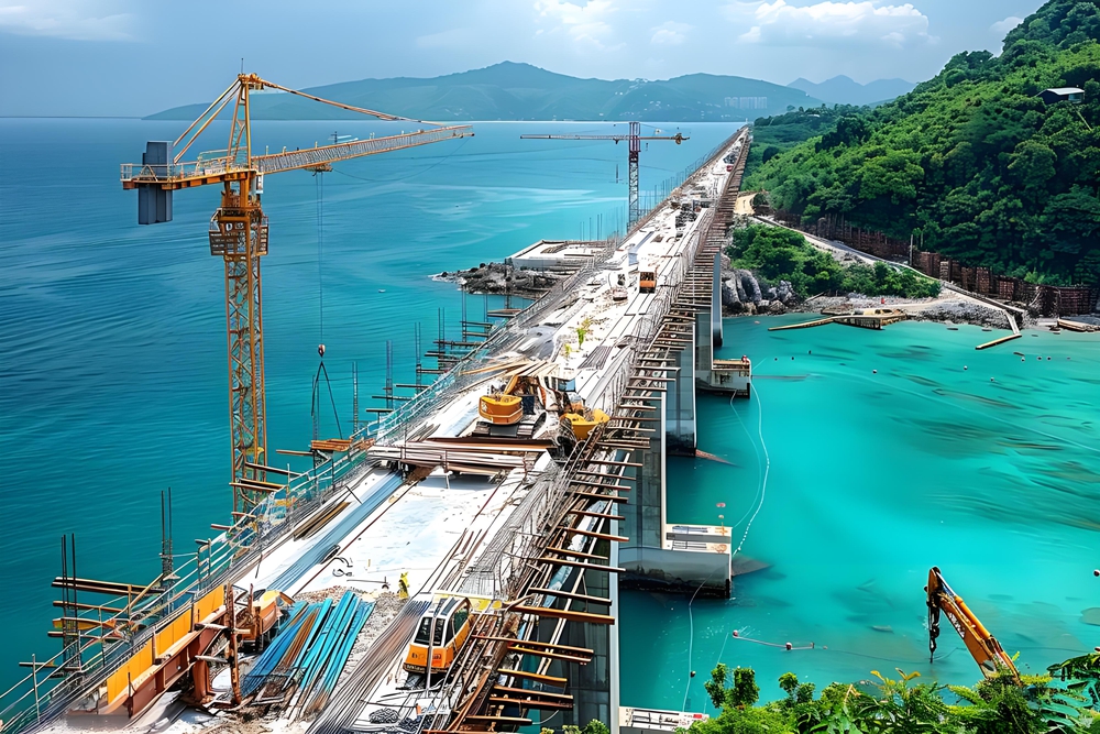 Bridge Construction - High-Aerial Traction Systems