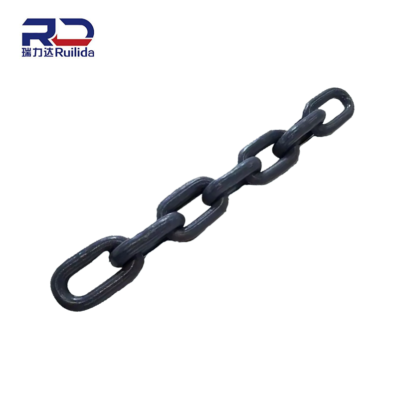 Black Painted U2 U3 Welded Link Forged Marine Anchor Chain ABS Approved