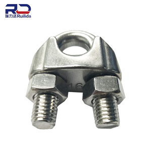 Custom High Quality Wire Rope Clamps Clip 304 Stainless Steel Fastener