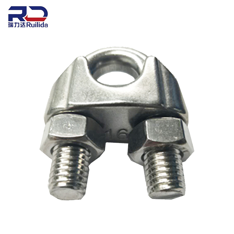 Factory Direct Galvanized Steel Wire Rope Clamp DIN 741 Type