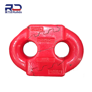 Ruilida Forging Service Custom Machining Steel Mining Machine Parts Forging Parts Mining Joint Link Chain Link Connecting Ring