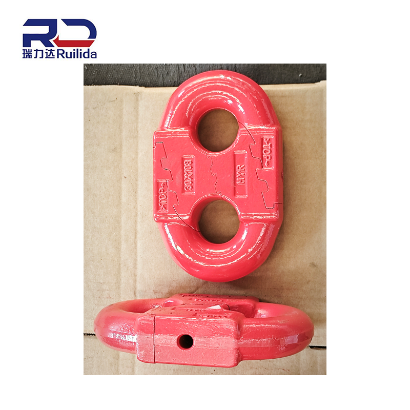 18*64mm flat connecting ring, connector for high strength round link chain for mining