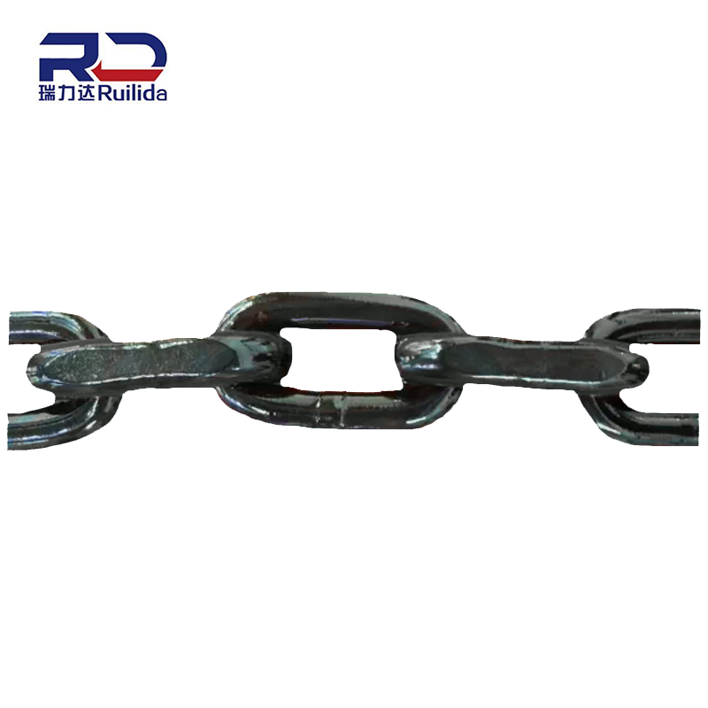 Black Painted U2 U3 Welded Link Forged Marine Anchor Chain ABS Approved