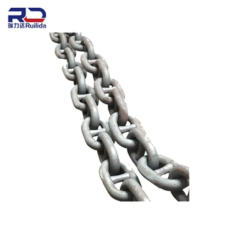 U2 Stud Welded Link Black Painted Marine Anchor Chain Lr Class Certified