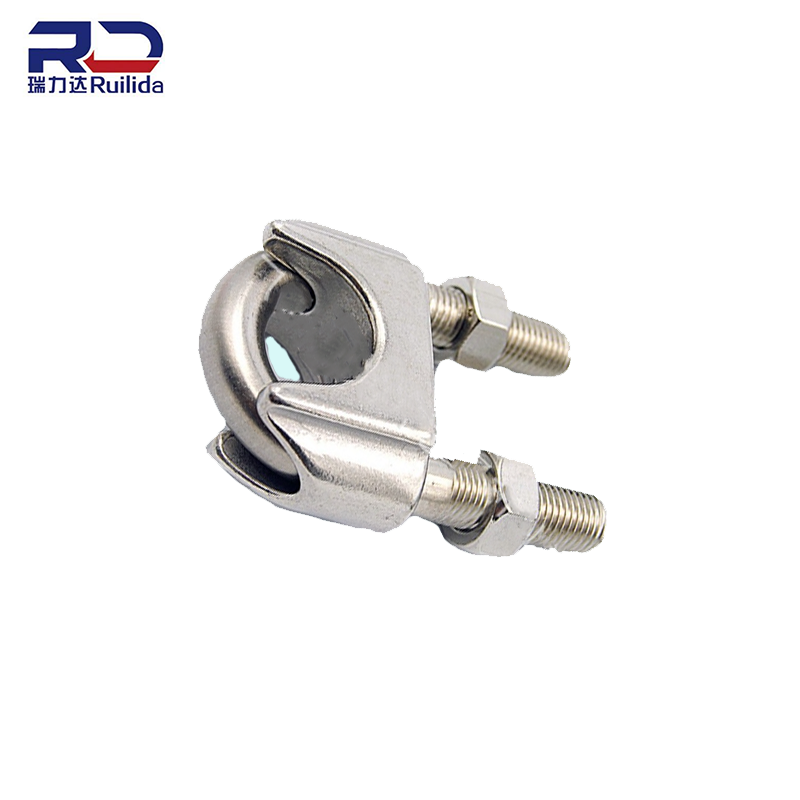Factory Direct Galvanized Steel Wire Rope Clamp DIN 741 Type