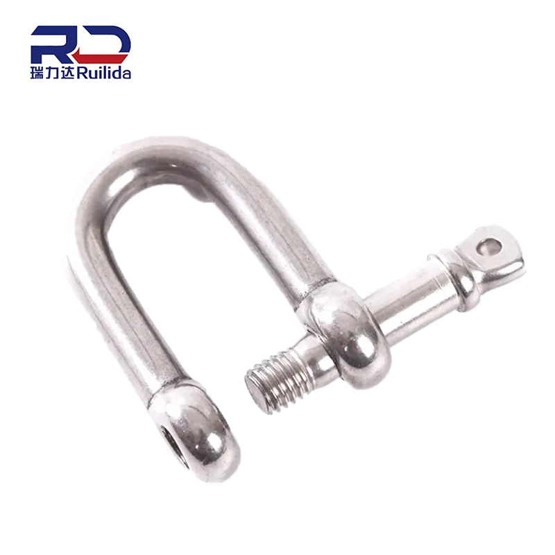 High-Strength Grade 80 Alloy Steel D-Ring Shackle - For Port Cranes & Container Lifting (CE/SGS, M8-M36)